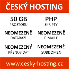 Webhosting Český hosting