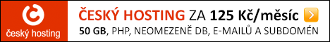 Spolehlivý webhosting Český hosting, registrace a správa domén